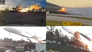 UPS Airlines Flight 2976 - 7 Footage crash