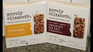 Purely Elizabeth Ancient Grain Granola Bar: Original & Chocolate Sea Salt + Probiotics Review