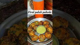 Viral Palak Pakode ! #shorts #bread #viralvideo #shortvideo #trending