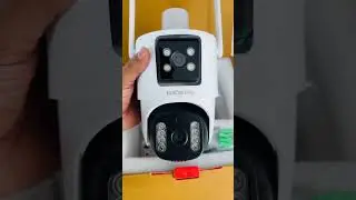 HiXecure 2MP+2MP Dual Lens 4G PTZ Camera/ Monitor Two Areas Simultaneously