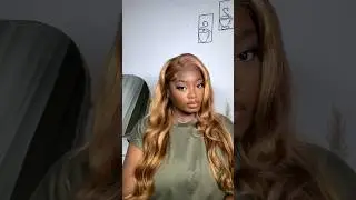 SHEIN honey blond wig install #sheinforall #sheinwig #sheinhaul