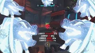 overwatch hanzo double team kill - q to win