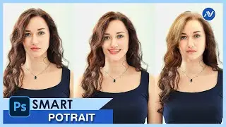 Smart Portrait Neural Filter in Photoshop | Photoshop Neural filters| | Photoshop Tutorial 2024