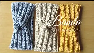 ¡Banda o diadema para el cabello, para regalo o emprendimiento! Principiantes I Kalos crochet
