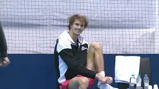 2020 Nitto ATP Finals Practice Alexander Zverev Thursday