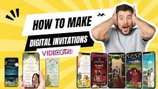 How to Make Stunning Digital Invitations with VideoGiri ? | Eco-Friendly Wedding Card Maker