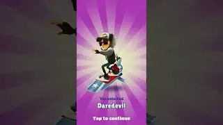 I unlocked Daredevil Board in Subway surfers