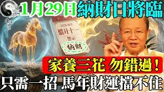 臘月十一納財日！家裏再窮也要買這3種花，放在客廳財位，馬年貴人想不來都難！#易經智慧 #易經 #曾仕強 #人生感悟 #人生哲理 #國學 #國學智慧 #正能量 #因果 #風水