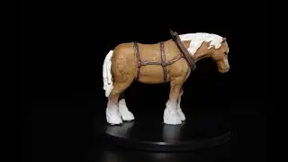 Cheeky Kokako Does Minis Episode 54: Draft horse (Dungeons & Dragons 5E Monster Manual)
