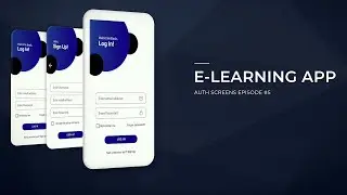 E-LEARNING APP | FUN LEARNING APP - Ionic 5 UI - Ep 5 | Login, Signup Screens | Auth Screens