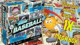 1X⚾⚾2023 TOPPS HERITAGE HIGH NUMBER MEGA BOX⚾⚾CHROME & BLUE SPARKLES‼️‼️
