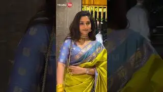Reba Monica John At Stylish Manogna Raghava Marriage in Hyd  #ytshorts #rebamonicajohn