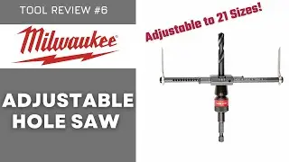 Milwaukee Adjustable Hole Saw Review - 49-56-0320 Best for Ceiling Tiles & Drywall?