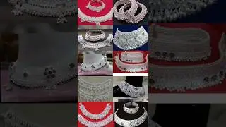 New bridal silver anklet designs 2025|New designer silver payal#bridalpayal #chandipayal #shorts