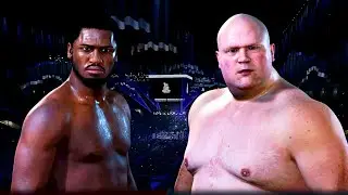 Joe Frazier vs Butterbean FULL FIGHT | Undisputed Boxing Game AI Simulation Gameplay (CPU vs CPU)