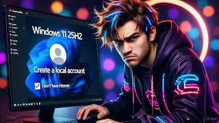 Windows 11 25H2 &mdash; как обойти вход в учетную запись Microsoft (ПОСЛЕДНЯЯ ВЕРСИЯ)