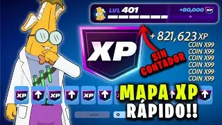 MEJOR MAPA XP SIN CONTADOR 😱 SUBE AL NIVEL 100 R&Aacute;PIDO en FORTNITE 🚀 SALA DE ADMIN