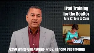 iPad Training for Realtors with Alvin Tapia - Rancho Cucamonga, CA - Alvin Tapia, SoCal Living