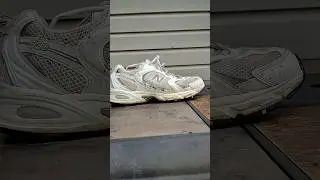 cleaning dirty New balance 530s #sneakers #newbalance