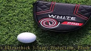 Golf Club Head Covers Putter Headcovers Mallet Putter Cover Blade Putter Cover for Odyssey White Ho