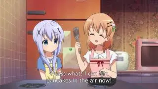 Gochiusa - Pancake Flipping!