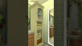 Let&rsquo;s design a bathroom around this green toilet!!! 🚽🤢🤮 #sims4 #speedbuild #shorts
