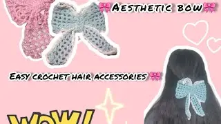 How to Make Hair Bows - Quick & Easy Crochet Hair Bow Tutorial