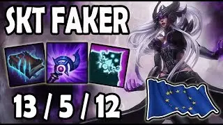 Faker SYNDRA Support vs BRAUM - Promo to Master EUW