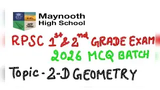 2-D Geometry MCQ Class-2 | RPSC 2nd Grade | Theory + MCQs | Rajasthan Govt exams  #rpsc #2ndgrade 