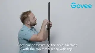 How to install Govee RGBICW Smart Corner Floor Lamp H6076