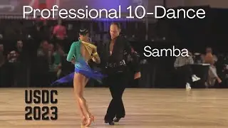 Casey & Kayci Treu | Professional 10-Dance | USDC 2023 -  Samba