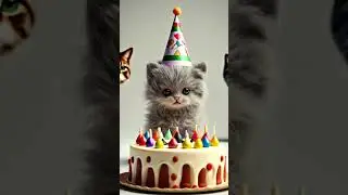 Birthday Cat Celebration! Cute & Happy ASMR Moments 🎂🐱