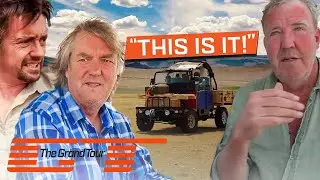 Clarkson, Hammond & May Start The Journey With John | The Grand Tour
