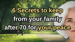 6 Secrets to keep from your family after 70 for your peace | Senior happiness secrets