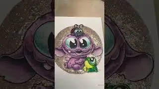 ✨ Sparkly  ✨Illustration by Chris Ryniak, Morning Scribbles Coloring Book