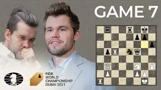 FIDE World Chess Championship Game 7 | Carlsen vs. Nepo