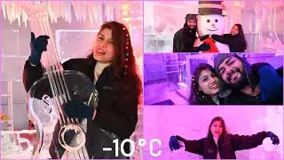 Chill out ice lounge Dubai | full tour of ice lounge 🧊