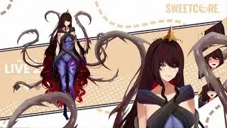 Vtuber Live2D Showcase @glitchinoutgamingofficial | NEW OUTFIT!