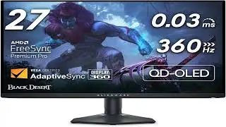 Монитор Alienware AW2725DF OLED — стоит ли покупать этот игровой дисплей с частотой обновления 36...
