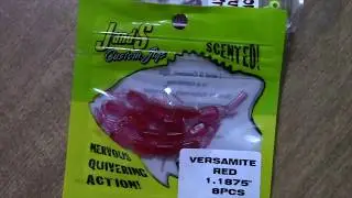 J and S Custom Jig Versamite Red Ice Fishing Jig | Weekend Sportsman