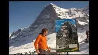 Ueli Steck ascensi&oacute;n al Eiger cara norte record, Eiger north face record.