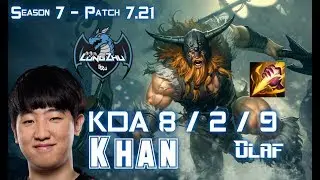 LZ Khan OLAF vs JARVAN IV Jungle - Patch 7.21 KR Ranked