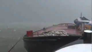 Hagel in augustus bij Lemmer