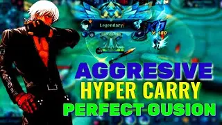 AGGRESIVE HYPER CARRY, PERFECT JUNGLER GUSION - MOBILE LEGENDS