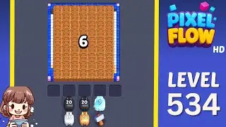 Pixel Flow Level 534 Solution Walkthrough