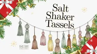 DIY Salt Shaker Tassels  Easy Christmas Ornament Craft