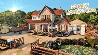 Realistic Family Farm | Sims 4 Greenhouse Haven Kit - Speed Build