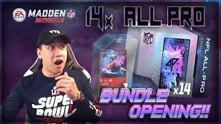 MADDEN MOBILE 18 NEW ALL PRO PLAYERS 99 OVR!! ALL PRO BUNDLE OPENING!!