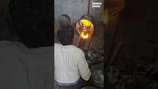 Restoration of Old Copper (Brass) Utensils | Traditional Kalai Tinning Process by Hand #restoration