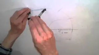11 pointed star- Hendecagram - How to draw with Compass & Straight Edge